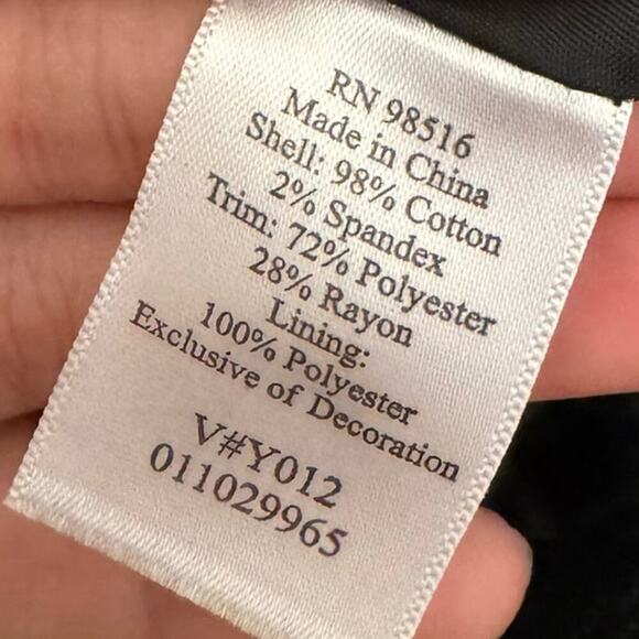 Vintage Y2K Coldwater Creek Jacket Blazer Multicolor Mixed Media Women sz 14 VTG - Picture 12 of 13